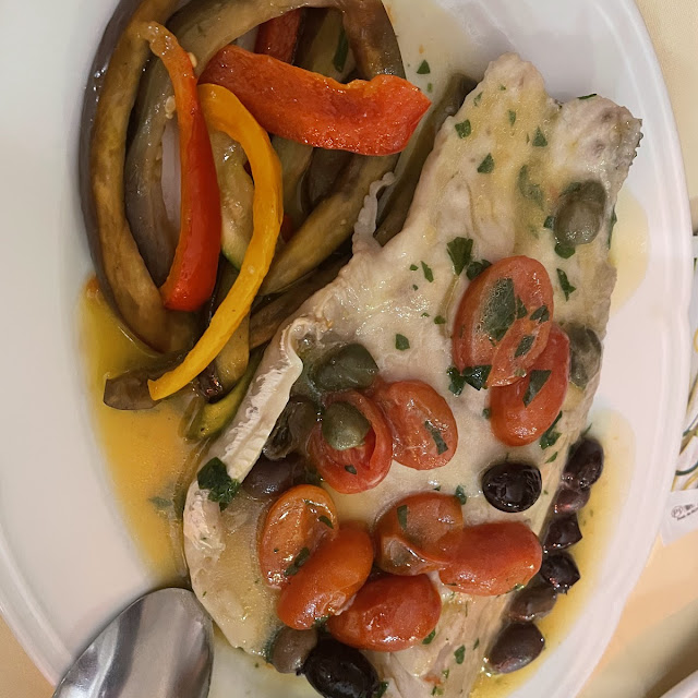 Castele Fish With Polenta Venetian Style