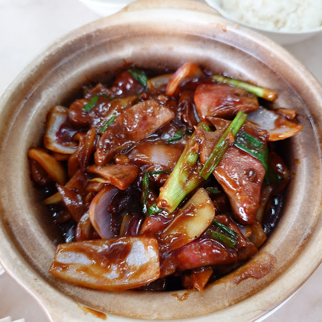 砂煲豬肝