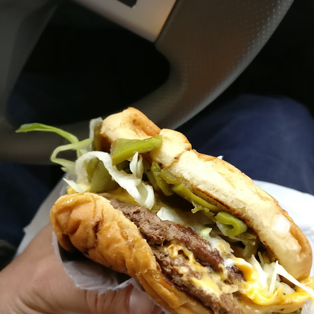 Jumbo Green Chili Burger