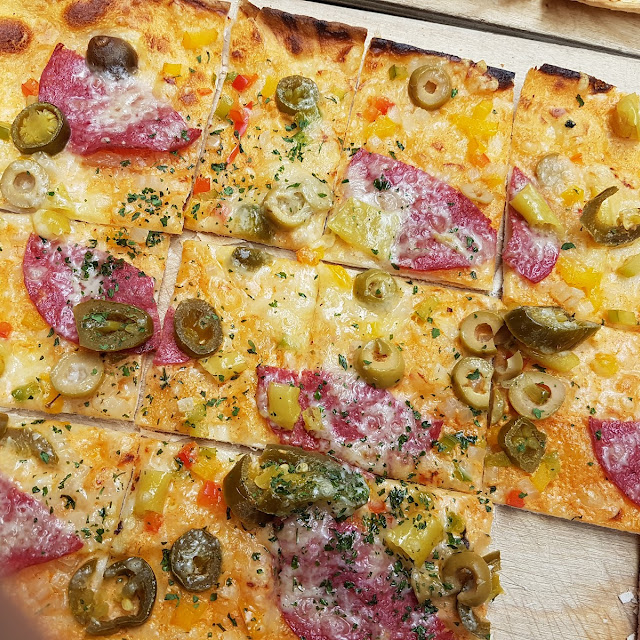 Feuriger Flammkuchen