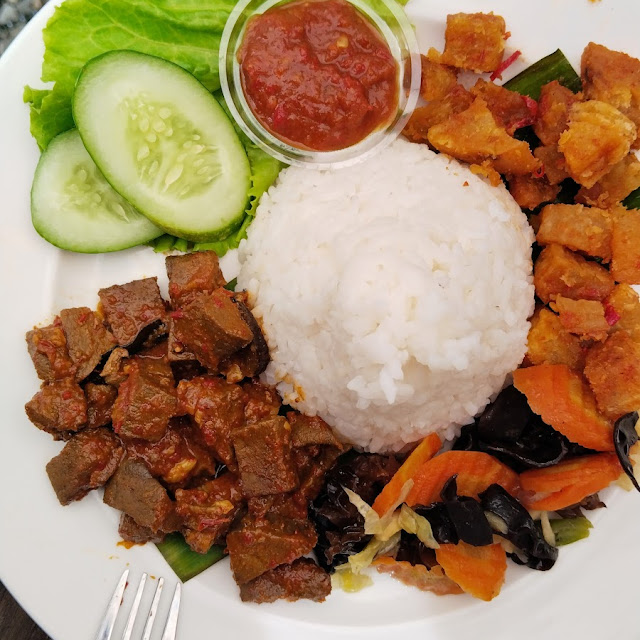 Nasi Daging Asap Jumbo Reg