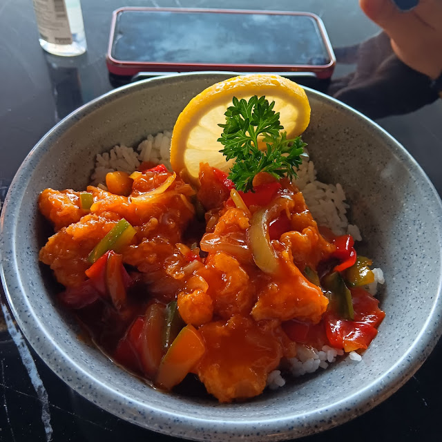 Nasi Ayam Lemon Pedas Manis