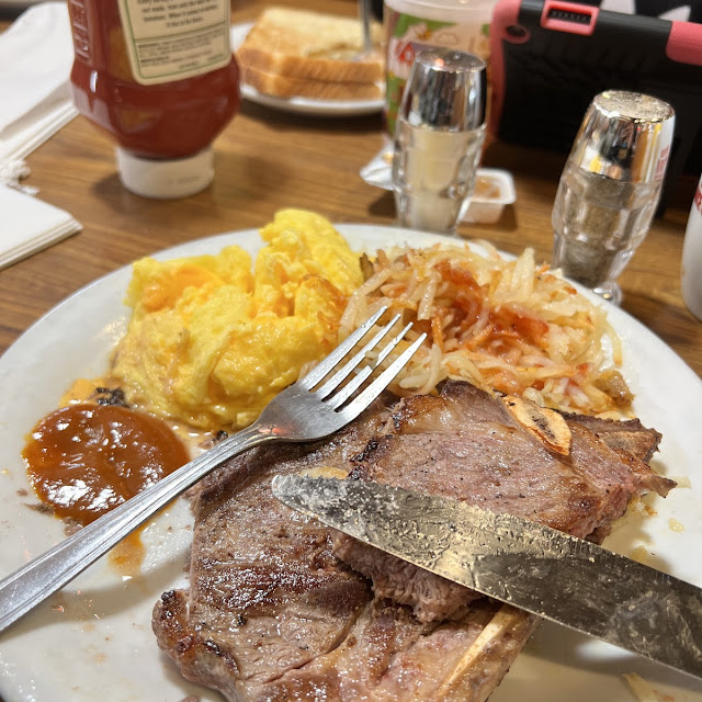 T-Bone Steak & Eggs