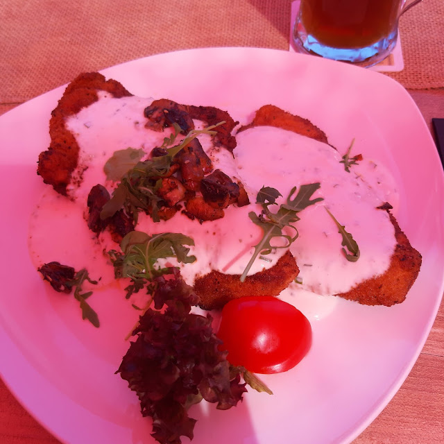 Truthahn Schnitzel Mit Pommes Frites