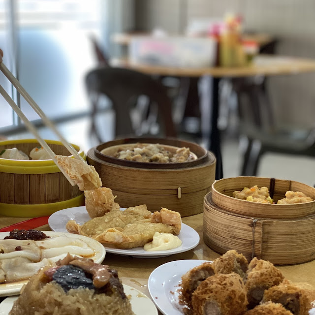 Beancurd Skin w Sauce Bamboo Skin w Herbal Mushroom Dumplings Fish Maw Dumpling