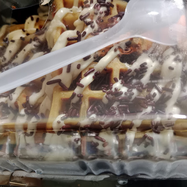Waffle Vanilla Topping Meses