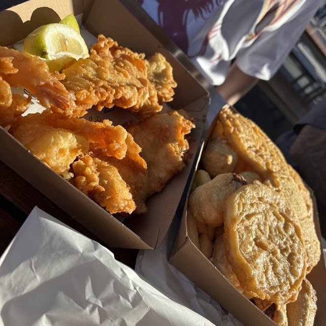Fish and Chips and Potato Cakes