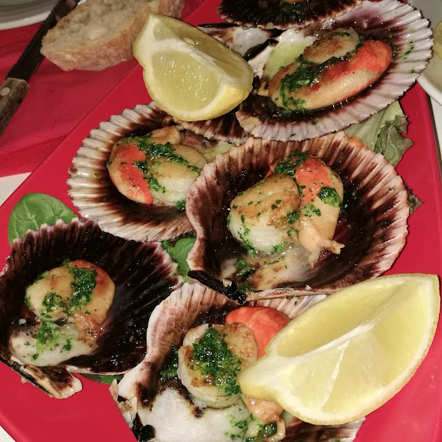 Zamburiñas A la Plancha