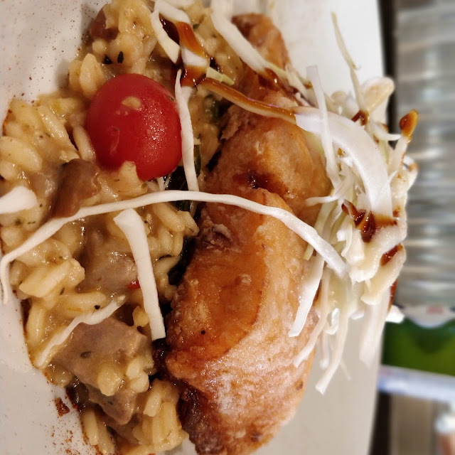 Risotto Aux Champignons Saumon Façon Japonnaise