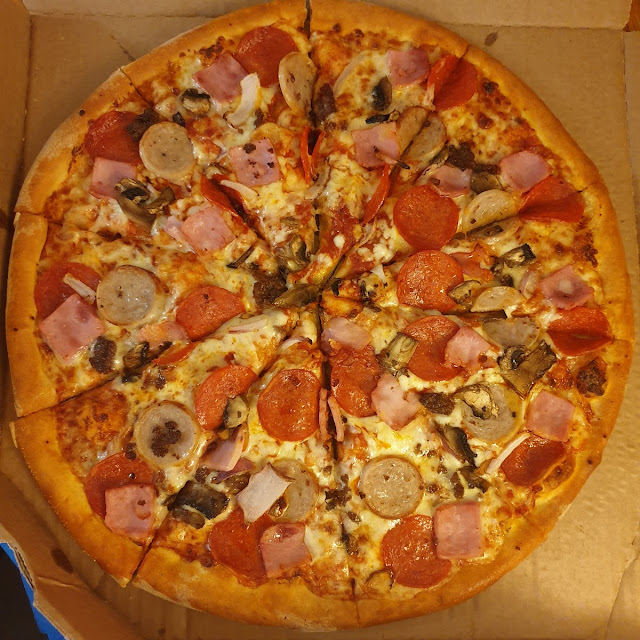 Mighty Meaty Pizza
