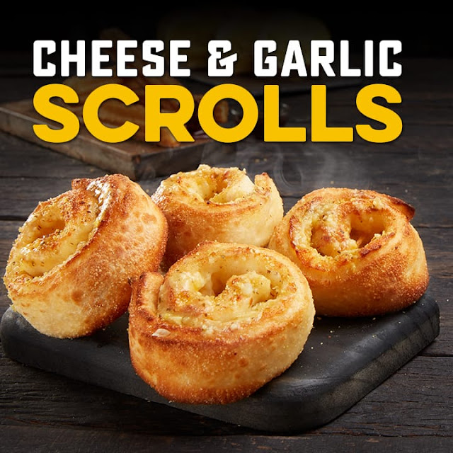 Cheese & Garlic Scrolls 4 Pack