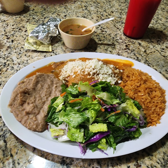 Cheese Enchiladas Plate