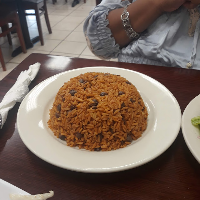 Moros Negro Gandules Habichuelas Brown Rice
