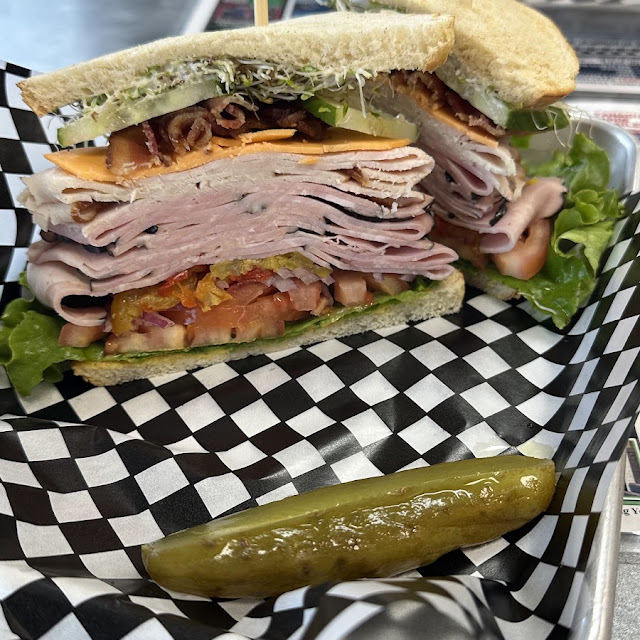 Corned Beef and Turkey Bacon Club