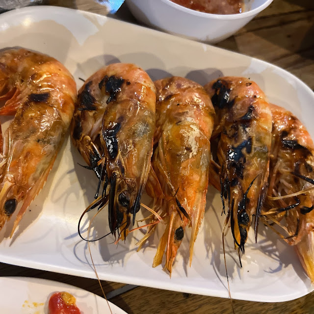 Grilled River Prawns