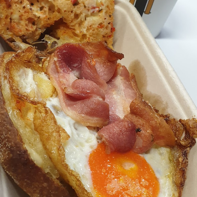 Bacon & Egg Turkish Toastie