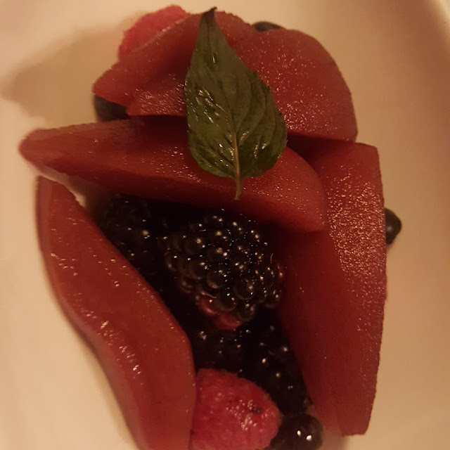 Rotwein Birnen Mit Beeren Veganes Dessert