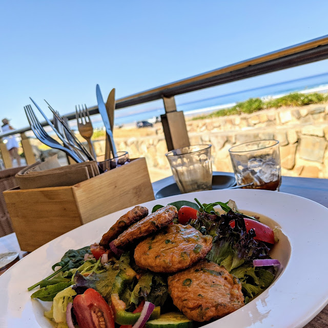 Thai Fish Cakes over Salad