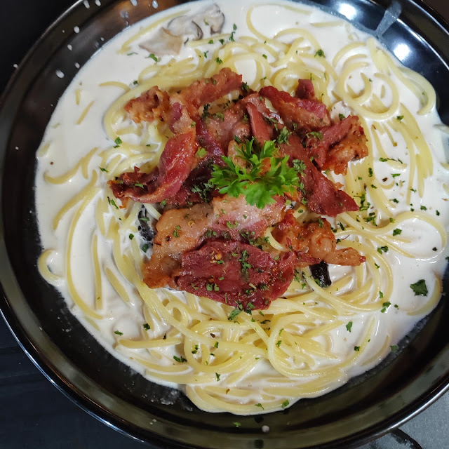 Beef Carbonara