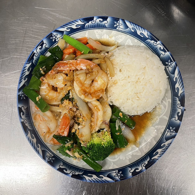 Prawn and Snow Pea