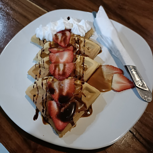 Waffles de Fresa