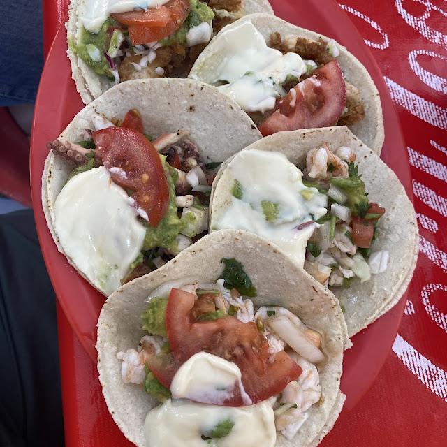 Tacos de Camarón A la Vinagreta