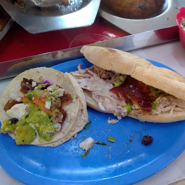Torta Y Taco de Lechón
