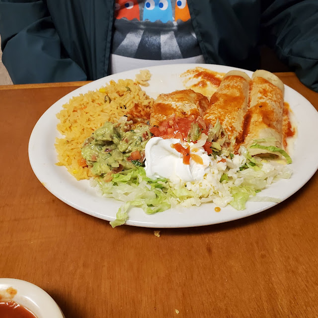 Ground Beef Chimichanga Lunch