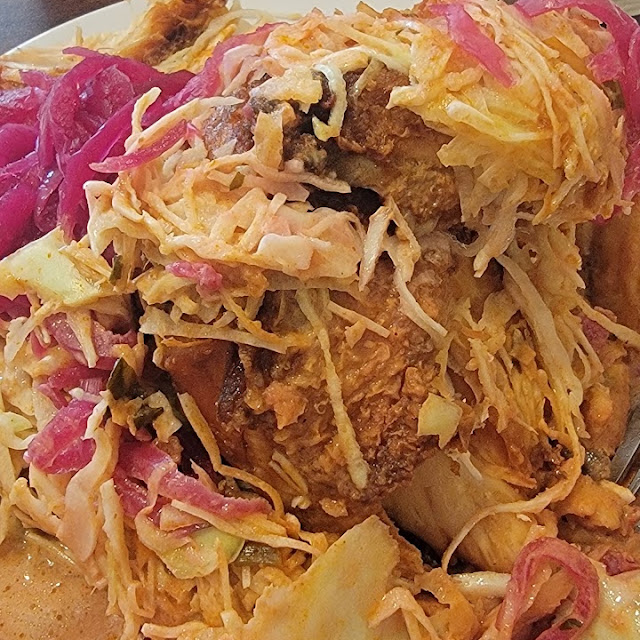 Pollo Con Tajadas Chicken with Green Banana