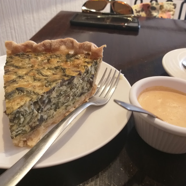 Quiche Spinach Mushrooms