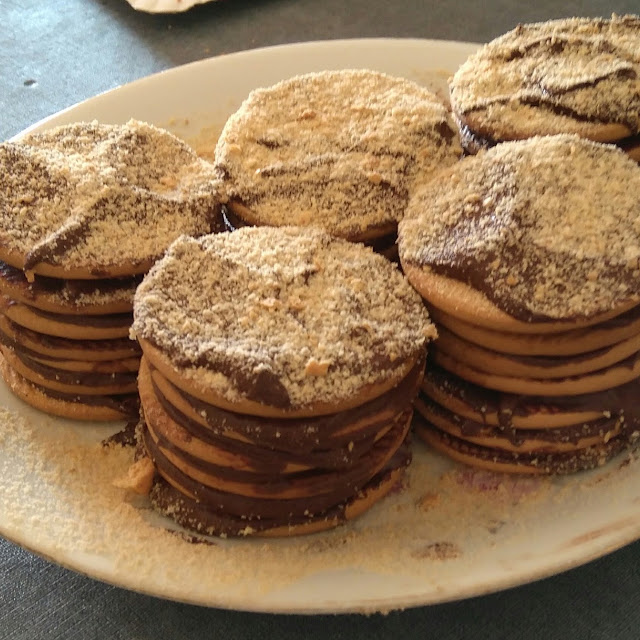 Torres de Chocolate Y Almendras