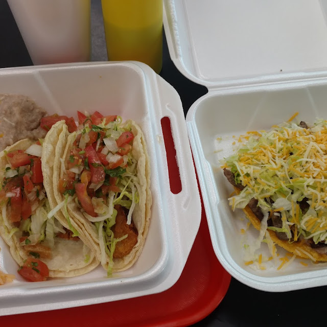 Fish Tacos & Carne Asada Toastada