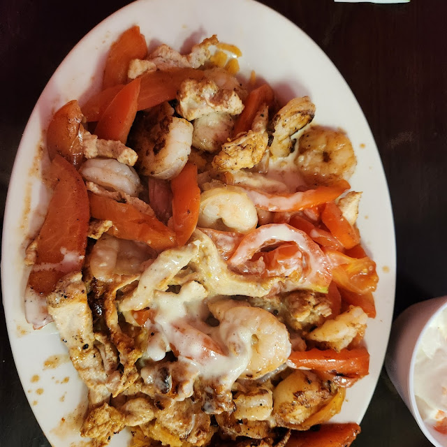 Fajitas over Rice