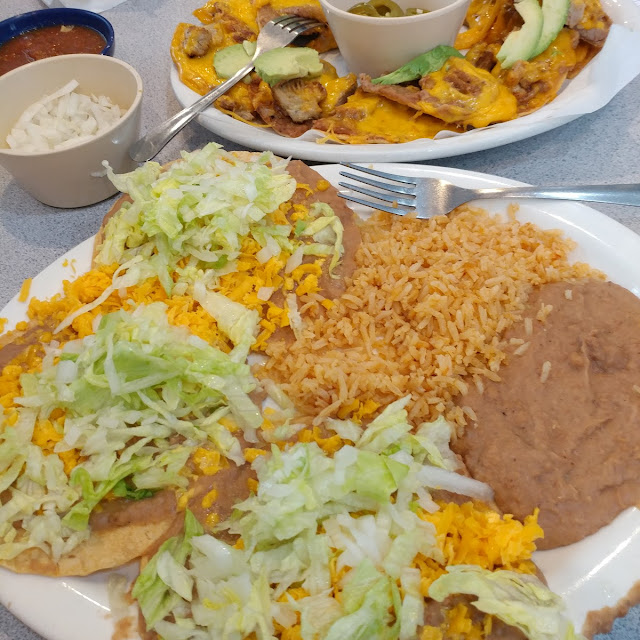 Chalupas Plate with Beans & Rice