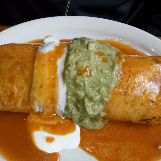 Wet Burrito with Green Sauce