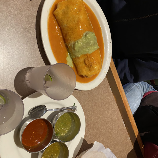 Wet Burrito with Tortilla Chips