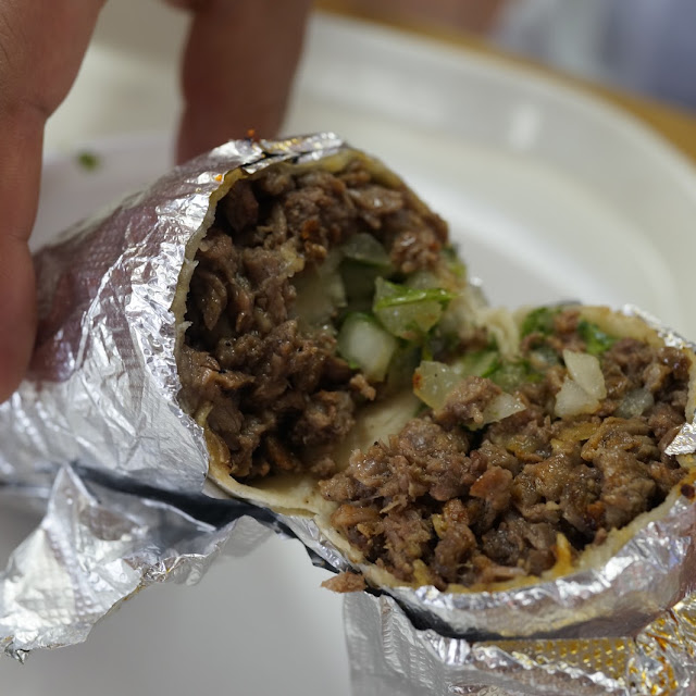 All Meat Asada Burrito