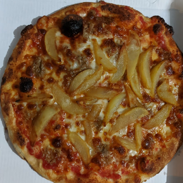 Pizza Con Patatine Fritte