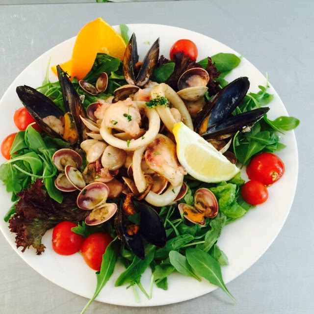 Ensalada Tibia de Mariscos