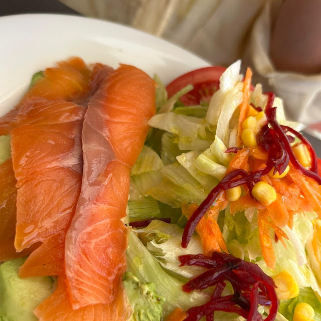 Marinated Salmon Salad
