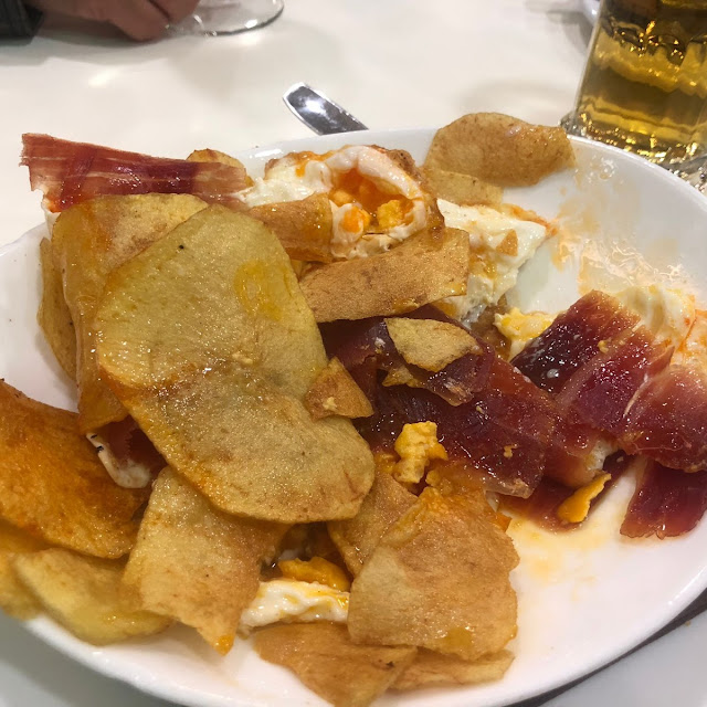 Huevos Rotos Con Jamón