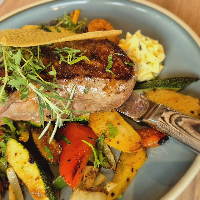 Rumpsteak Auf Ofengemüse