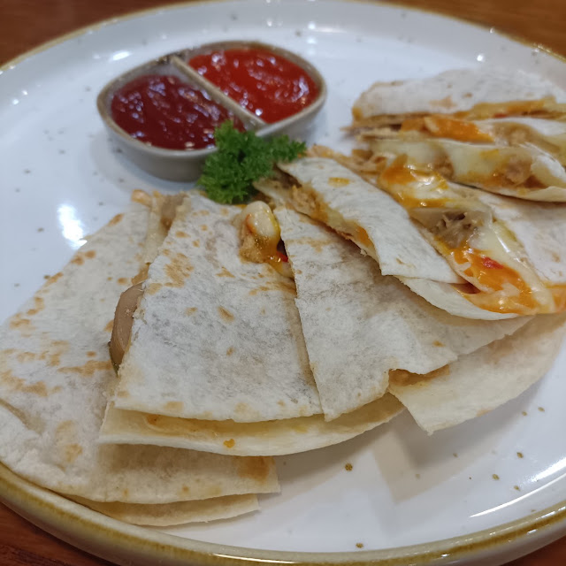 Chicken Mushroom Quesadilla