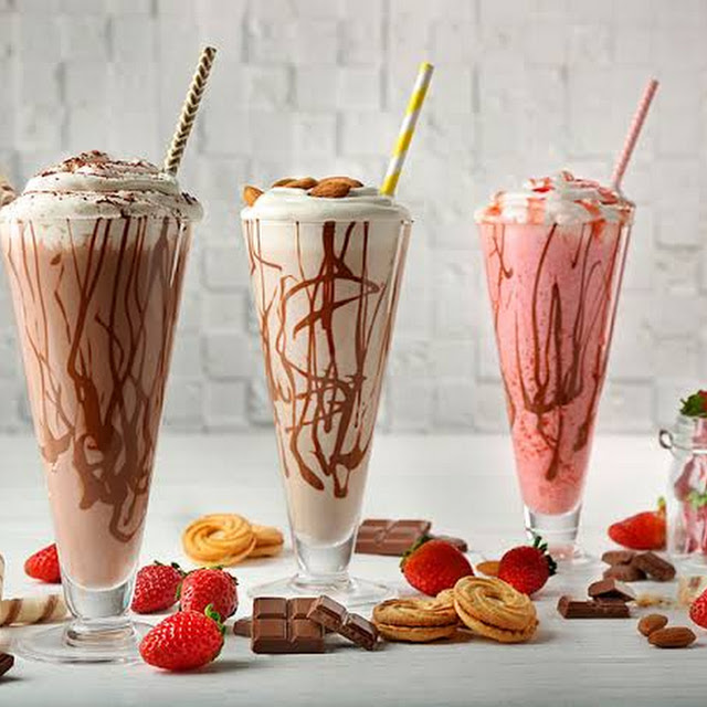 Milk Shake de Frutas Vermelhas