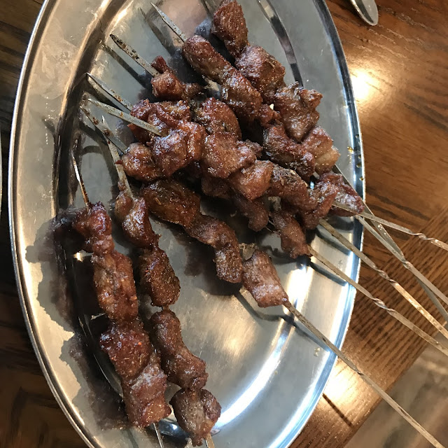 Skewered BBQ Lamb