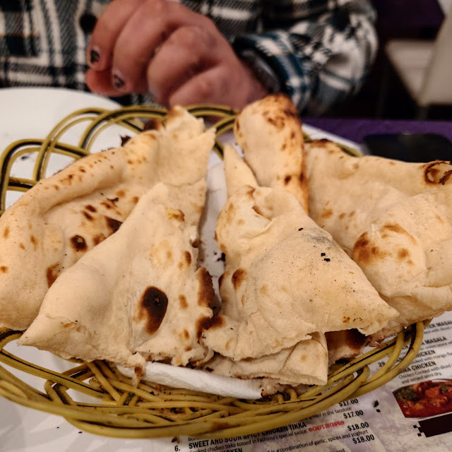 Butter Chicken and Garlic Naan