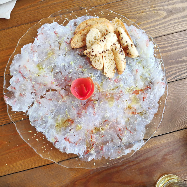 Carpaccio de Gambón