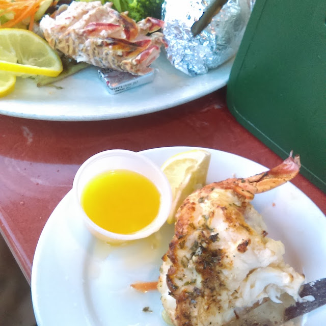 Twin Caribbean Lobster Tails