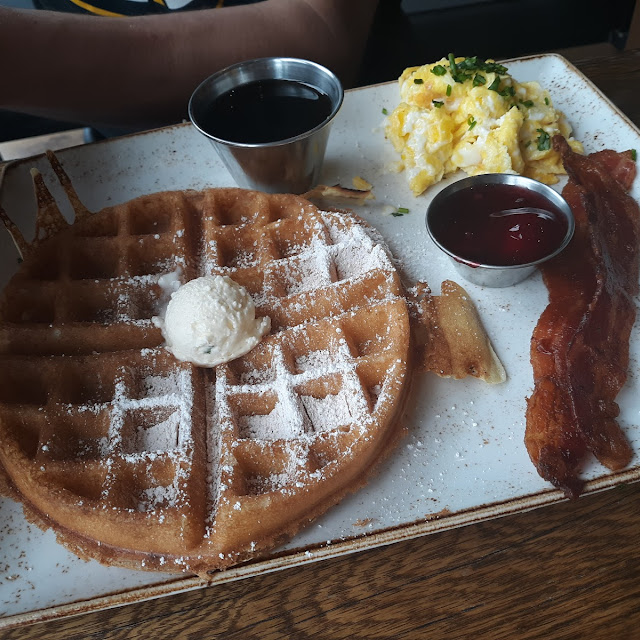Waffle Breakfast Platter