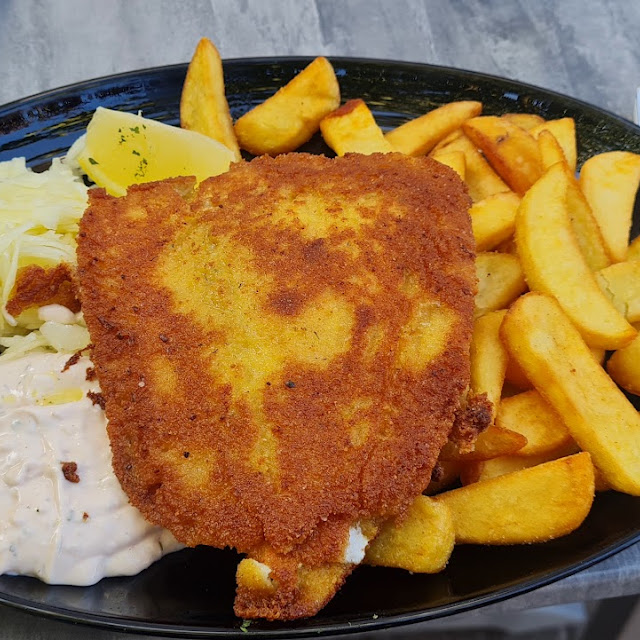 Backfisch Mit Pommes Frites